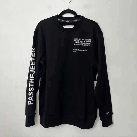Jeeter Heavyweight Crewneck Sweatshirt NWT Size Large - Picture 1 of 11